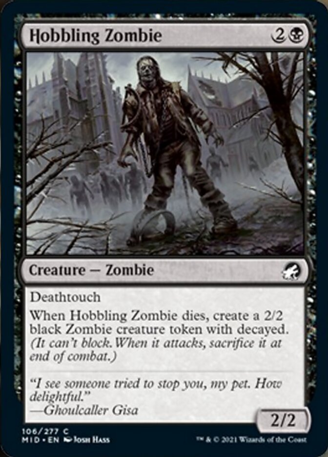 Hobbling Zombie [Innistrad: Midnight Hunt] - Destination Retro