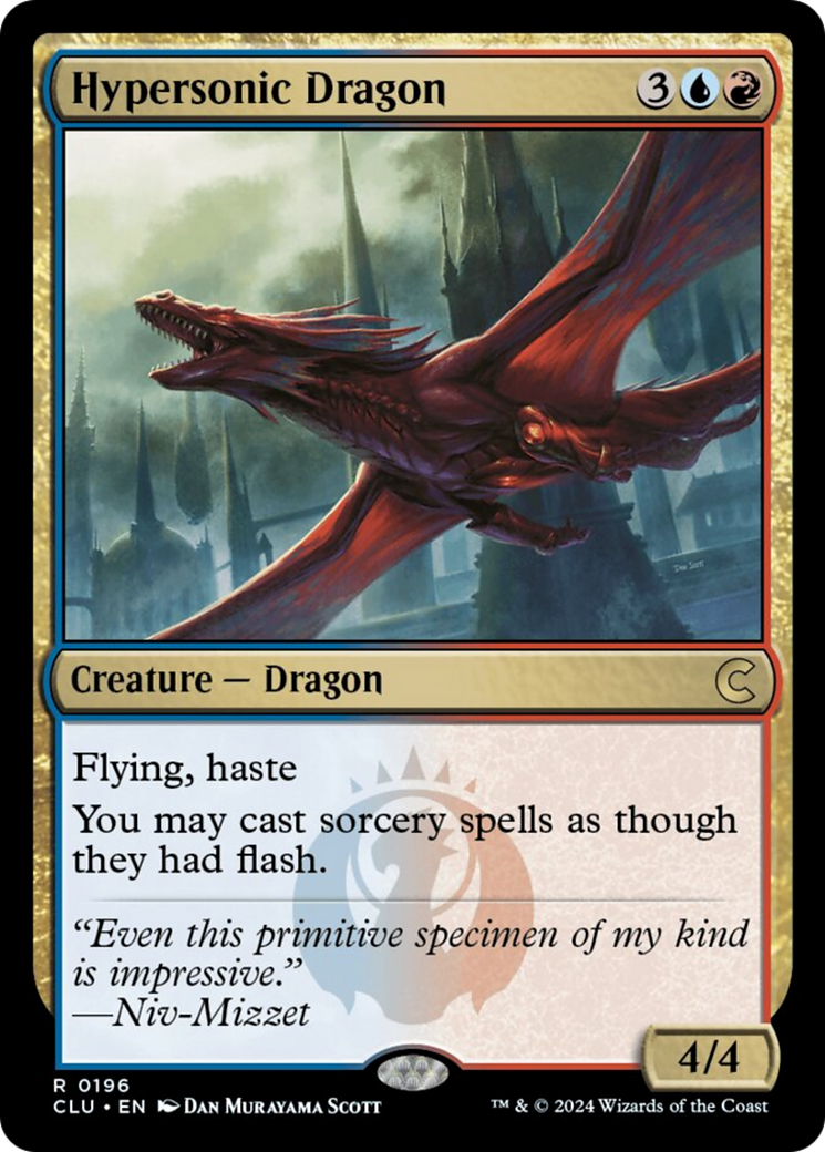 Hypersonic Dragon [Ravnica: Clue Edition] - Destination Retro