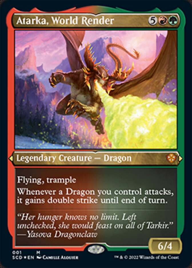 Atarka, World Render (Foil Etched) [Starter Commander Decks] - Destination Retro