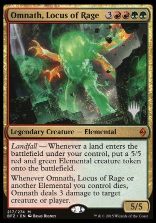 Omnath, Locus of Rage (Promo Pack) [Dungeons & Dragons: Adventures in the Forgotten Realms Promos] - Destination Retro