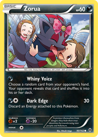 Zorua (90/162) [XY: BREAKthrough] - Destination Retro
