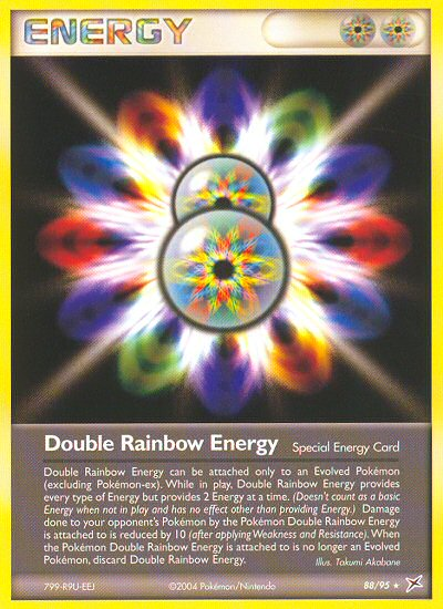 Double Rainbow Energy (88/95) [EX: Team Magma vs Team Aqua] - Destination Retro