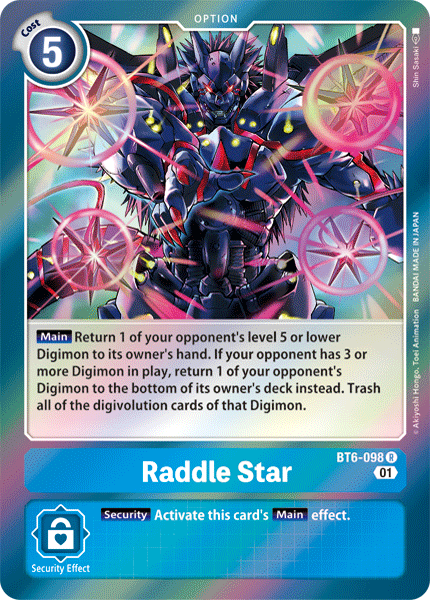 Raddle Star [BT6-098] [Double Diamond] - Destination Retro