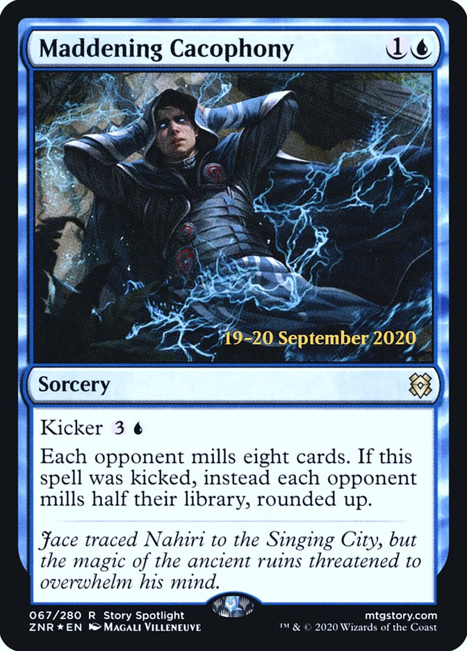 Maddening Cacophony  [Zendikar Rising Prerelease Promos] - Destination Retro