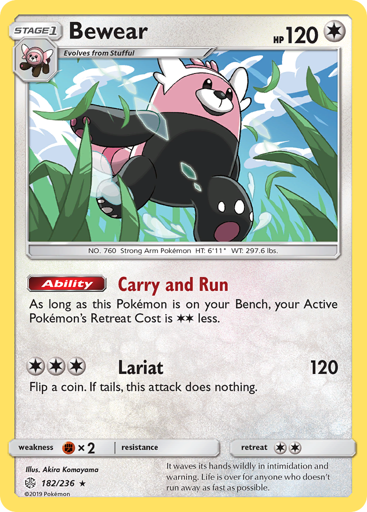 Bewear (182/236) [Sun & Moon: Cosmic Eclipse] - Destination Retro