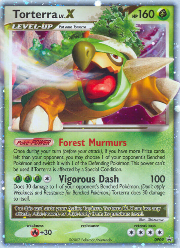 Torterra LV.X (DP09) [Diamond & Pearl: Black Star Promos] - Destination Retro