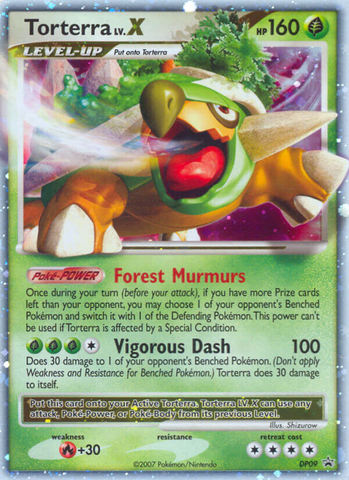 Torterra LV.X (DP09) [Diamond & Pearl: Black Star Promos] - Destination Retro