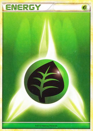 Grass Energy (2010 Unnumbered HGSS Style Non Holo) [League & Championship Cards] - Destination Retro
