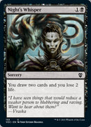 Night's Whisper [Innistrad: Crimson Vow Commander] - Destination Retro