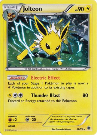 Jolteon (26/98) (Cosmos Holo) [XY: Ancient Origins] - Destination Retro