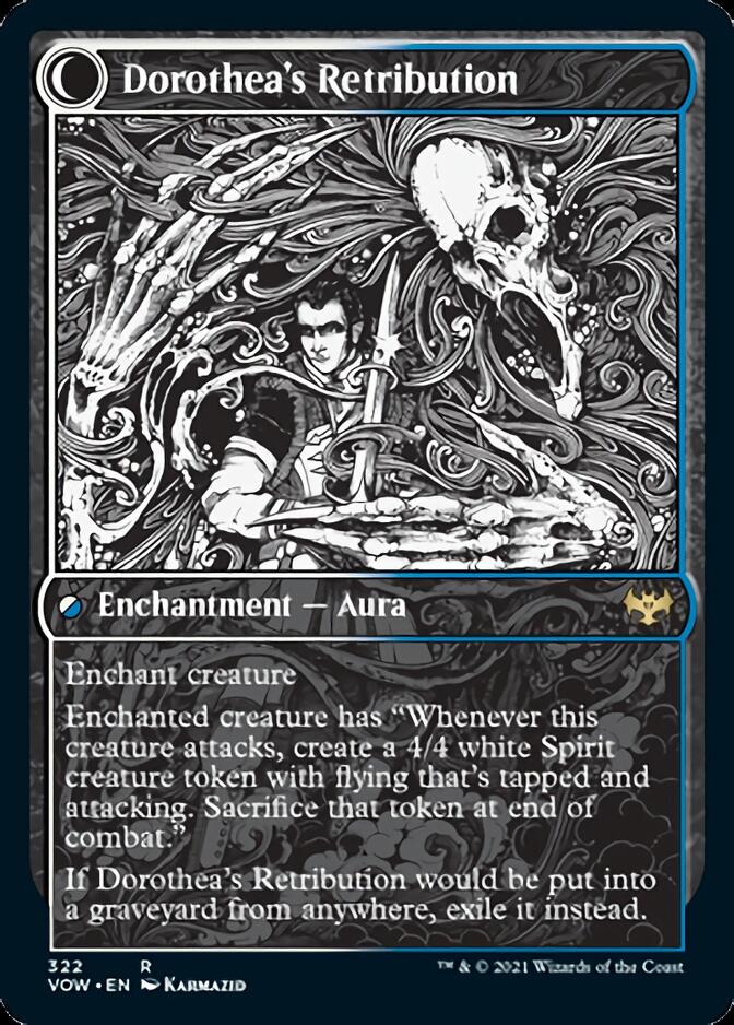Dorothea, Vengeful Victim // Dorothea's Retribution (Showcase Eternal Night) [Innistrad: Crimson Vow] - Destination Retro