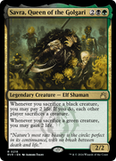 Savra, Queen of the Golgari [Ravnica Remastered] - Destination Retro