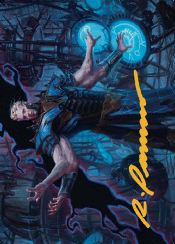 Ertai Resurrected Art Card 1 (Gold-Stamped Signature) [Dominaria United Art Series] - Destination Retro