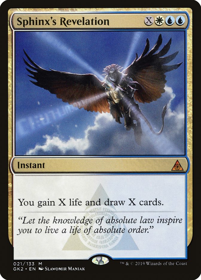 Sphinx's Revelation [Ravnica Allegiance Guild Kit] - Destination Retro