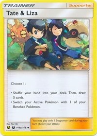 Tate & Liza (148a/168) (Alternate Art Promo) (Battle Arena Deck Exclusive) [Sun & Moon: Celestial Storm] - Destination Retro