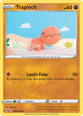Trapinch (89/189) [Sword & Shield: Darkness Ablaze] - Destination Retro