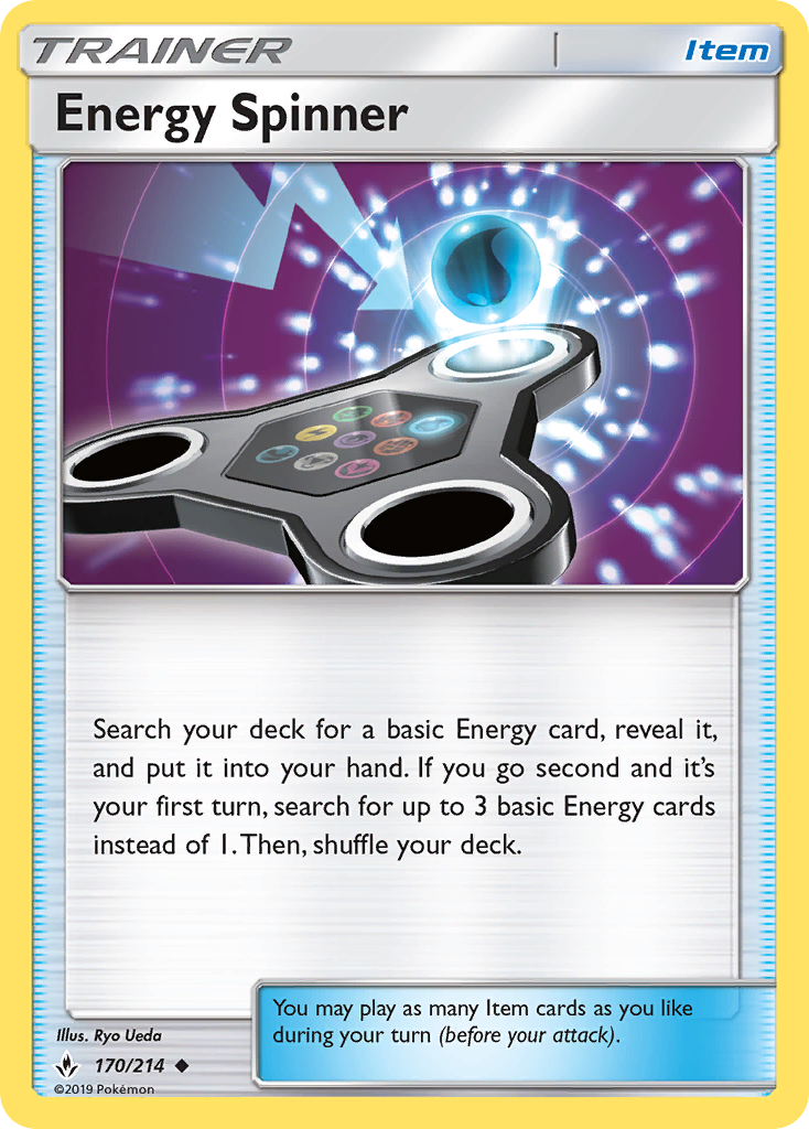 Energy Spinner (170/214) [Sun & Moon: Unbroken Bonds] - Destination Retro