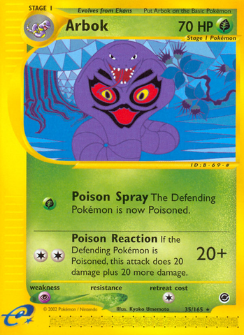 Arbok (35/165) [Expedition: Base Set] - Destination Retro