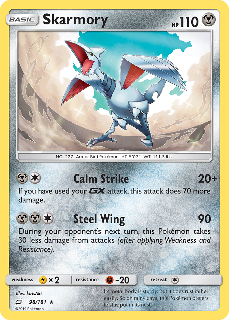 Skarmory (98/181) [Sun & Moon: Team Up] - Destination Retro