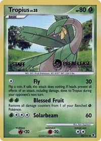 Tropius - 52/111 (Prerelease Promo) [Staff] [Nintendo: Black Star Promos] - Destination Retro