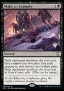 Make an Example (Promo Pack) [Streets of New Capenna Commander Promos] - Destination Retro