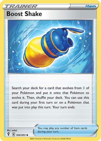 Boost Shake (142/203) [Sword & Shield: Evolving Skies] - Destination Retro