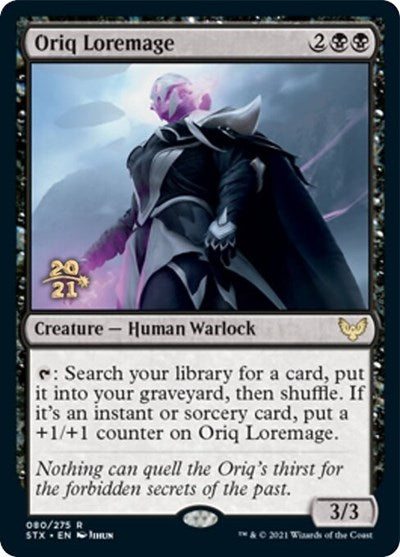 Oriq Loremage  [Strixhaven: School of Mages Prerelease Promos] - Destination Retro