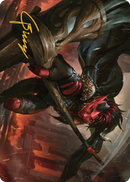 Karlach, Fury of Avernus Art Card (34) (Gold-Stamped Signature) [Commander Legends: Battle for Baldur's Gate Art Series] - Destination Retro