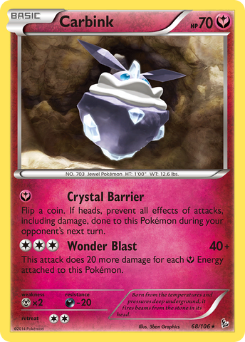 Carbink (68/106) [XY: Flashfire] - Destination Retro