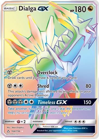 Dialga GX (164/156) [Sun & Moon: Ultra Prism] - Destination Retro