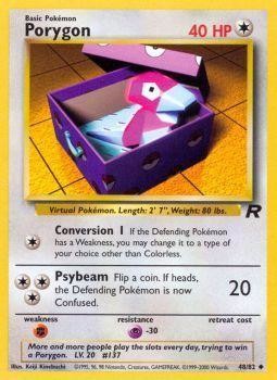 Porygon (48/82) [Team Rocket Unlimited] - Destination Retro