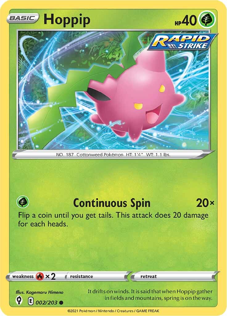 Hoppip (002/203) [Sword & Shield: Evolving Skies] - Destination Retro