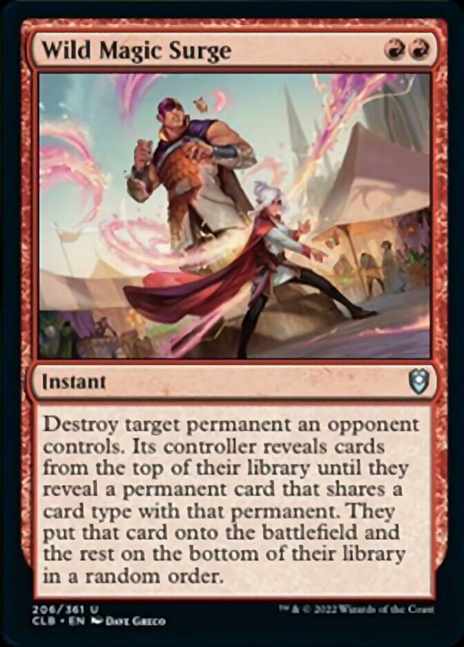 Wild Magic Surge [Commander Legends: Battle for Baldur's Gate] - Destination Retro