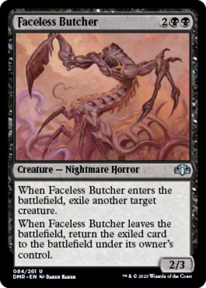 Faceless Butcher [Dominaria Remastered] - Destination Retro