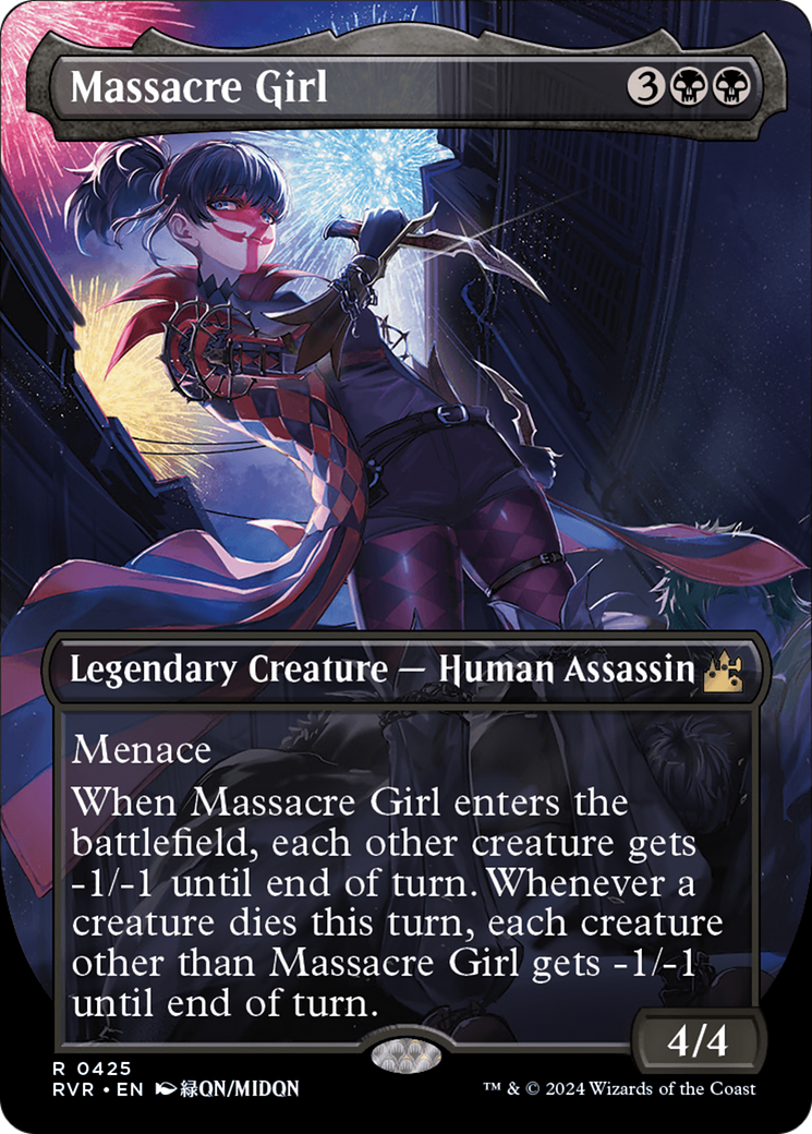 Massacre Girl (Anime Borderless) [Ravnica Remastered] - Destination Retro