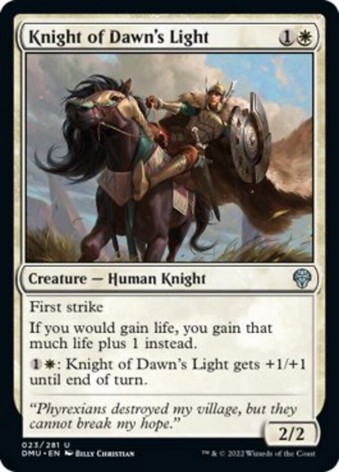Knight of Dawn's Light [Dominaria United] - Destination Retro