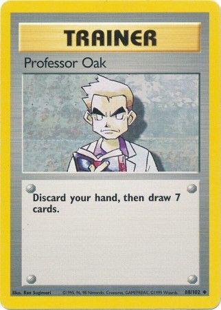 Professor Oak (88/102) [Base Set Unlimited] - Destination Retro