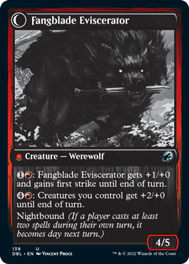 Fangblade Brigand // Fangblade Eviscerator [Innistrad: Double Feature] - Destination Retro