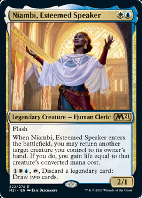Niambi, Esteemed Speaker [Core Set 2021] - Destination Retro