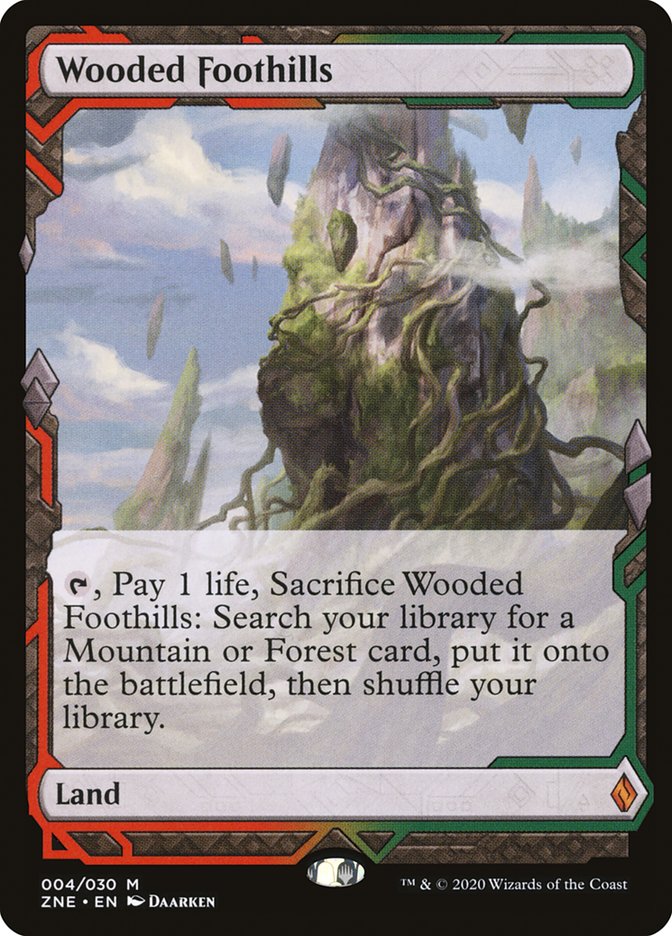 Wooded Foothills [Zendikar Rising Expeditions] - Destination Retro