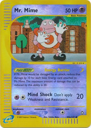 Mr Mime (95b/147) [Aquapolis] - Destination Retro