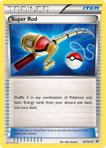 Super Rod (95/101) [Black & White: Noble Victories] - Destination Retro