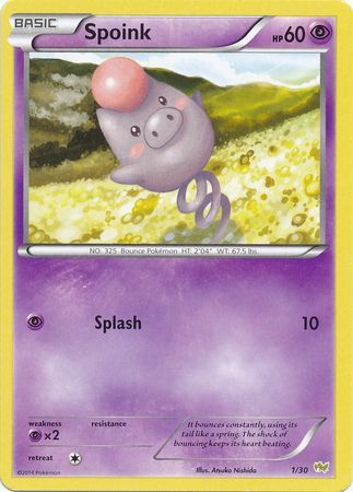Spoink (1/30) [XY: Trainer Kit - Sylveon & Noivern] - Destination Retro