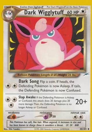 Dark Wigglytuff (40/105) [Neo Destiny Unlimited] - Destination Retro
