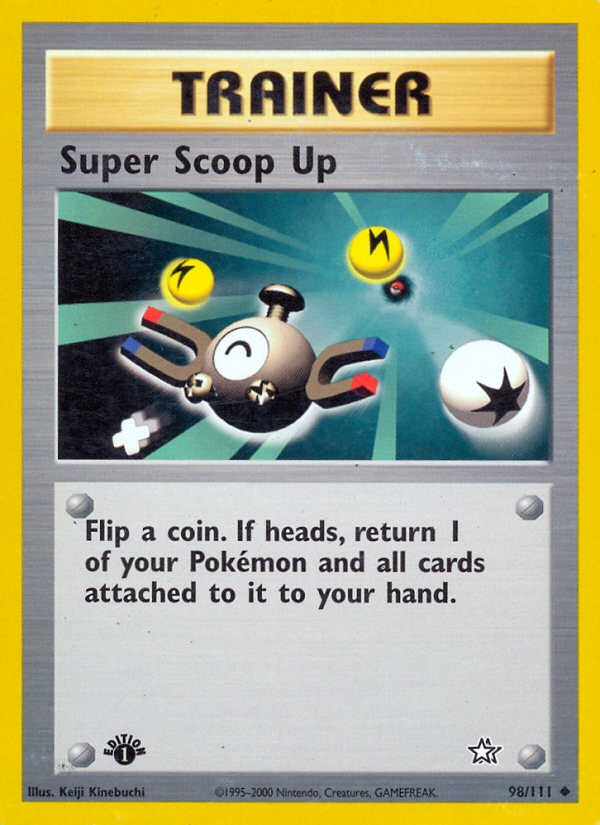 Super Scoop Up (98/111) [Neo Genesis 1st Edition] - Destination Retro