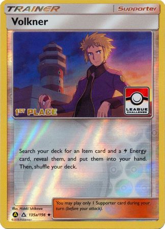 Volkner (135a/156) (League Challenge 1st Place) [Sun & Moon: Ultra Prism] - Destination Retro
