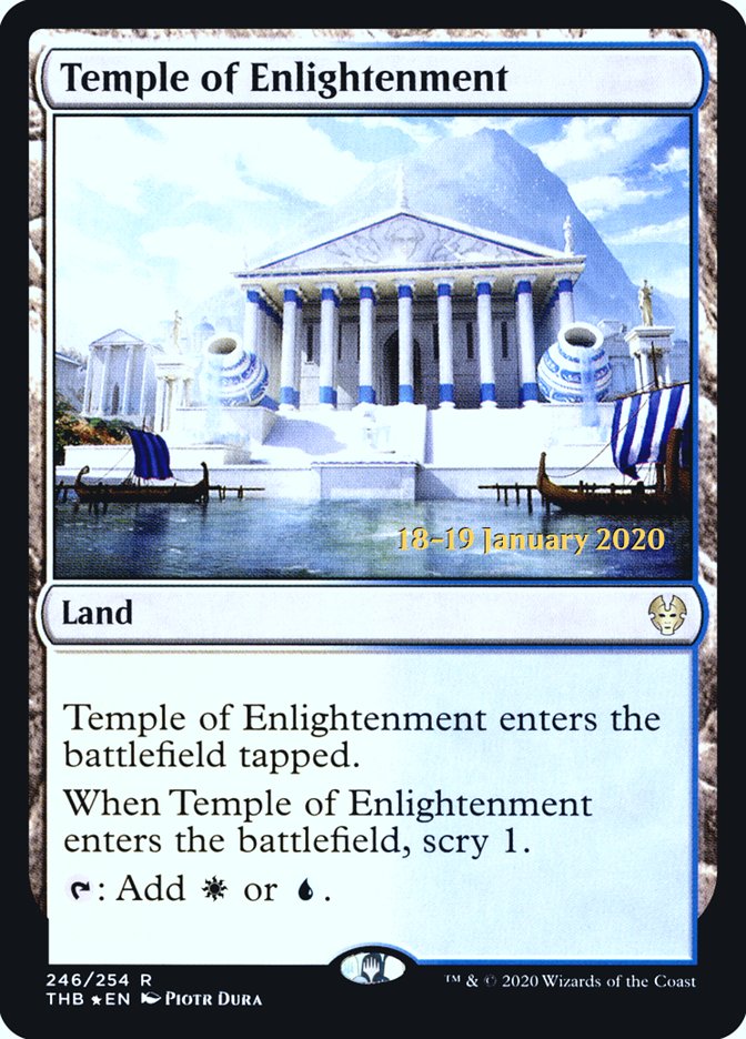 Temple of Enlightenment [Theros Beyond Death Prerelease Promos] - Destination Retro