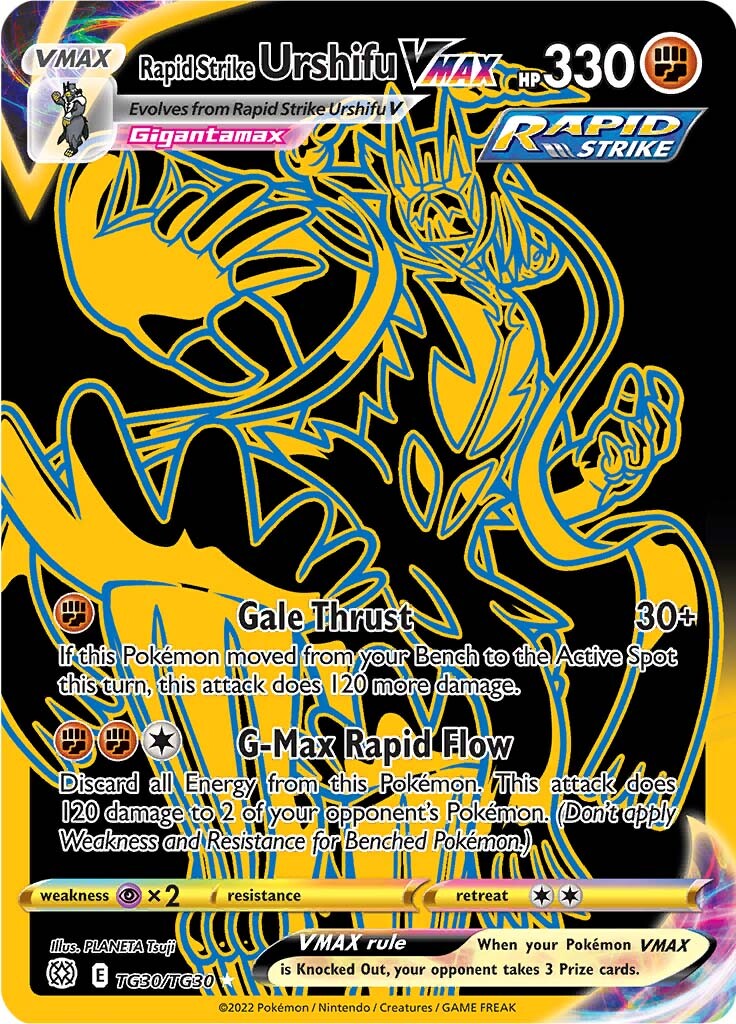 Rapid Strike Urshifu VMAX (TG30/TG30) [Sword & Shield: Brilliant Stars] - Destination Retro