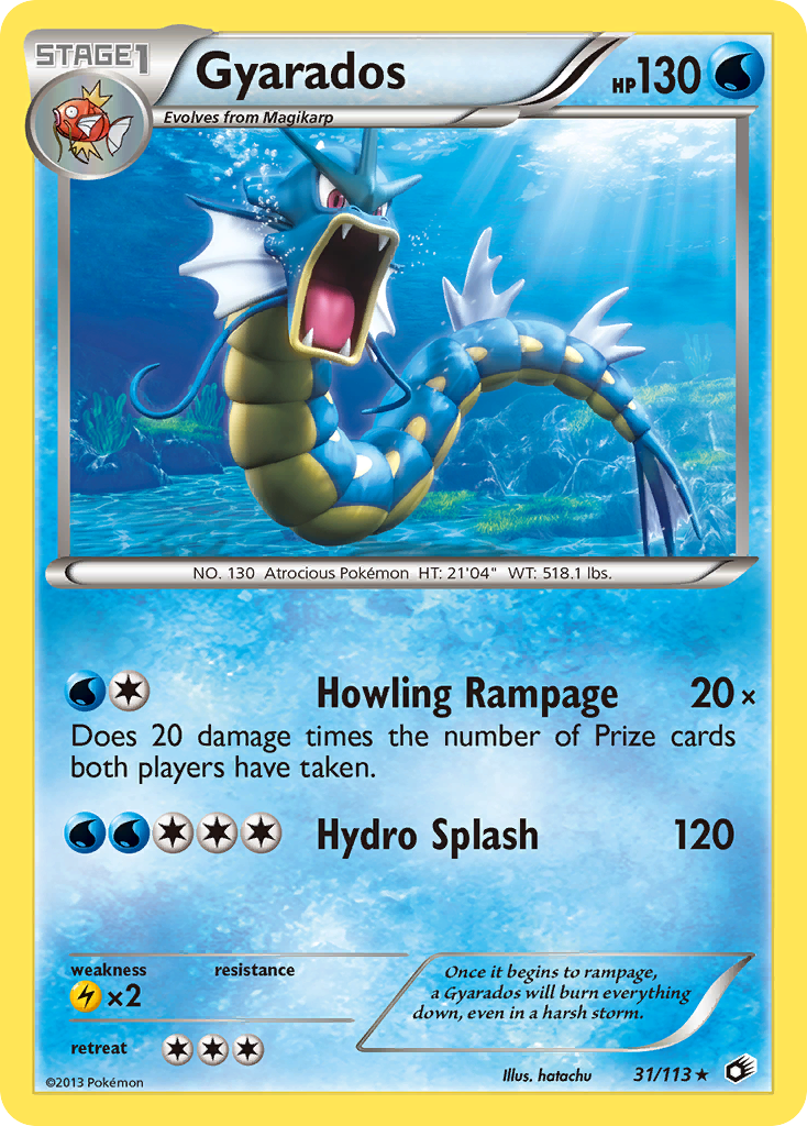 Gyarados (31/113) [Black & White: Legendary Treasures] - Destination Retro