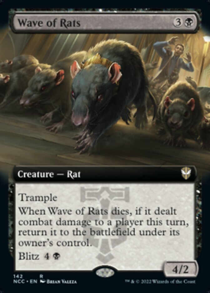 Wave of Rats (Extended Art) [Streets of New Capenna Commander] - Destination Retro